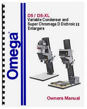 Omega D5 Enlarger Owners Manual