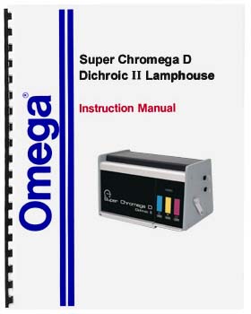 Super Chromega D Dichroic II Lamphouse Instruction Manual