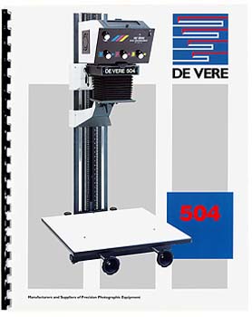 DeVere 504 Enlarger Instruction Manual
