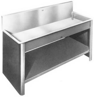 Arkay SQP Series Sink with optional stand and standpipe